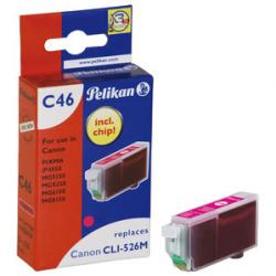 Cartouche d'Encre PELIKAN pour CANON CLI-526M - Rouge