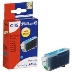 Cartouche d'Encre PELIKAN pour CANON CLI-526C - Bleu