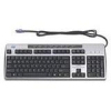 Clavier HP filaire PS2 105 Touches Carbone, Argenté