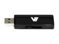CLE USB flash V7 - 8 Go - USB 2.0 - Noir
