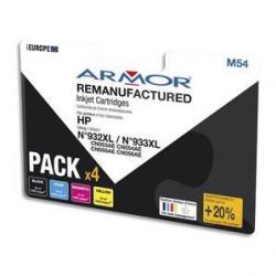 Cartouche d'encre ARMOR compatible HP 932XL - Pack 4 couleurs