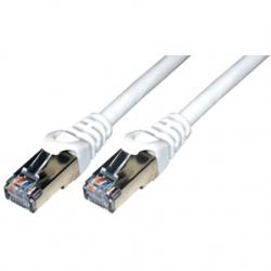 CORDON RESEAU BLINDE CAT.6e FTP GRIS 20M