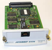 CARTE RÉSEAU HP JETDIRECT 610N