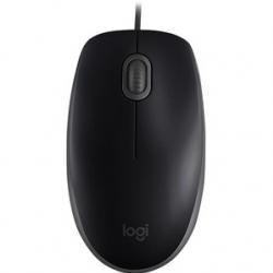 Souris LOGITECH filaire USB B110 Noire