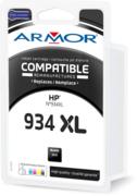 Encre ARMOR pour HP Officejet 6230 (K20590OW) 934XL B - Noir