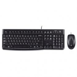 COMBO CLAVIER SOURIS MK120 NOIR FILAIRE USB AZERTY FR FR