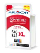 Pack de 2 cartouches d'encre CANON PG-540XL, CL-541XL