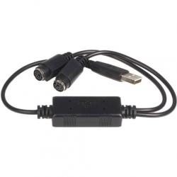 Adaptateur clavier et souris USB vers PS2 STARTECH