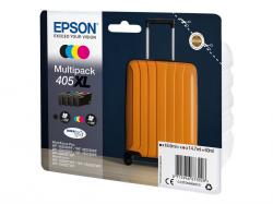 Epson 4 Cartouches jet d'encre D'origine DURABrite Ultra 405XL (Noir, Bleu, Rouge, Jaune)