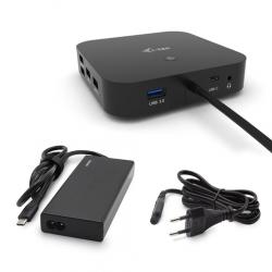Station d'accueil Dock I-TEC USB Type C + 1Chargeur 65W