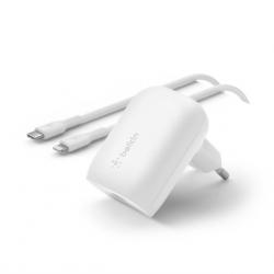 Chargeur BELKIN 30W + Câble USB-C vers Lightning pour Iphone et Ipad