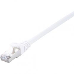 Câble réseau V7 RJ45 CAT6 F/UTP Blindé - Blanc – 2 mètres