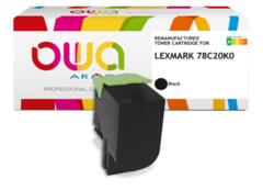 Toner ARMOR pour LEXMARK type 78C20K0 – NOIR