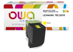 Toner ARMOR pour LEXMARK type 78C20Y0 – JAUNE