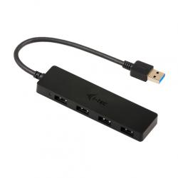 HUB I-TEC SLIM PASSIVE 4PORTS BLACK USB 3.0