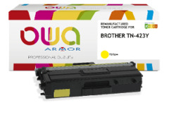 Toner ARMOR pour BROTHER - JAUNE TN-423Y