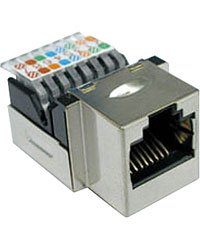 Embase RJ45 courte CAD Cat.5e - blindée (STP)