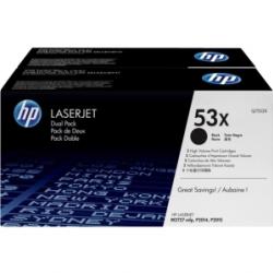 Cartouche toner HP 53X - Noir - pour HP LJ 4250/4350 (lot de 2)