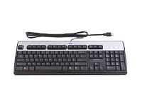 Clavier HP filaire USB 105 Touches Carbone, Argenté