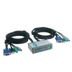 Boîtier de commutation KVM D-Link 2 Ports 2KU