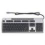 ACCESSOIRE ORDINATEUR Clavier HP filaire PS2 105 Touches Carbone, Argenté