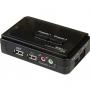 ACCESSOIRE ORDINATEUR Commutateur STARTECH KVM 2 Ports VGA, USB et Audio