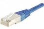 CABLAGE Cordon RJ45 catégorie 6 F/UTP bleu - 10 m