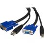 ACCESSOIRE ORDINATEUR Câble pour switch KVM avec USB 2 en 1 - 1.80m