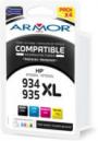 JET D'ENCRE Pack de 4 couleurs ARMOR pour HP Officejet 6230 – 934/935XL B/C/M/Y