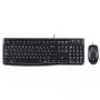 ACCESSOIRE ORDINATEUR COMBO CLAVIER SOURIS MK120 NOIR FILAIRE USB AZERTY FR FR