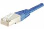 CABLAGE Câble réseau RJ45 CAT6 F/UTP Bleu – 1 mètre