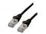 CABLAGE CORDON RESEAU BLINDE CAT.6 FTP NOIR 20M
