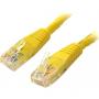 CABLAGE CORDON RESEAU CROISE BLINDE CAT.6e FTP JAUNE 1M