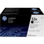 LASER Cartouche toner HP 53X - Noir - pour HP LJ 4250/4350 (lot de 2)