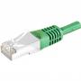 CABLAGE CORDON RESEAU BLINDE FTP CAT.5e VERT 2M